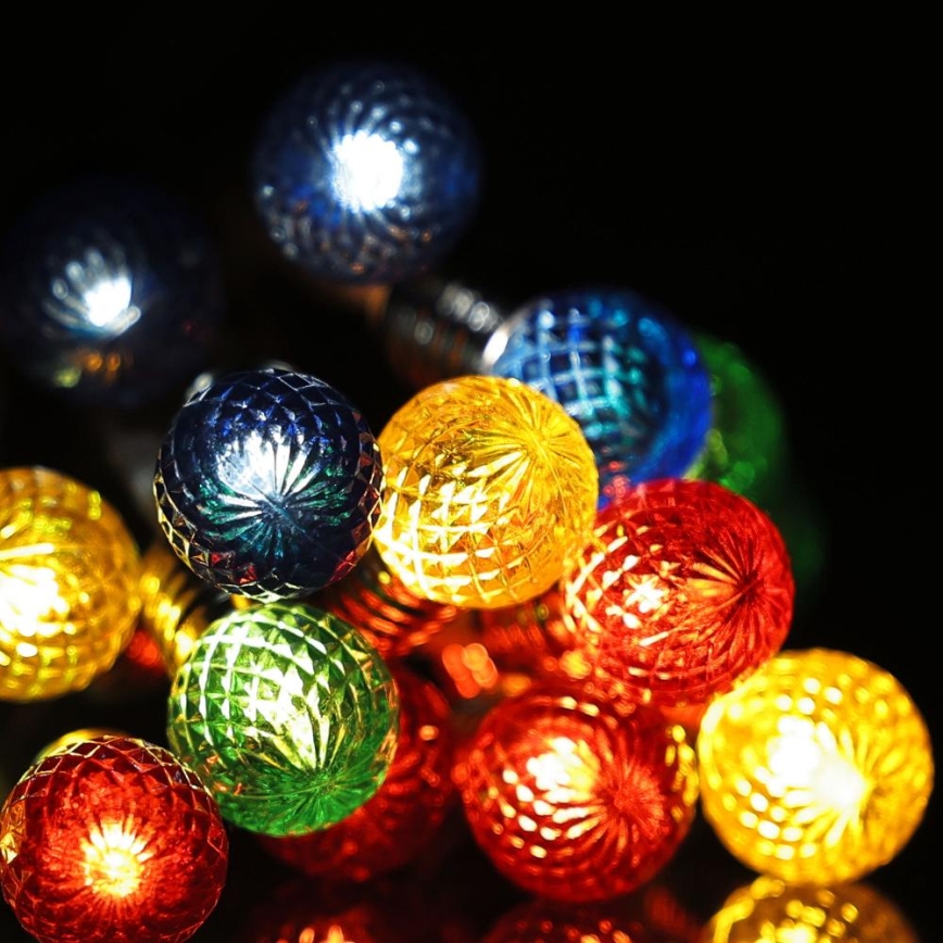 LED julkedja 20xLED/2xAA/varm vit 1,8m glödlampor