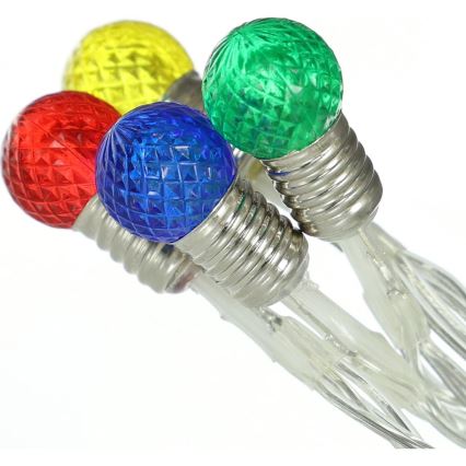 LED julkedja 20xLED/2xAA/varm vit 1,8m glödlampor