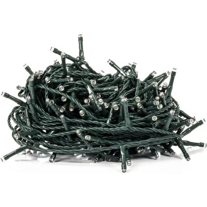 LED julkedja för utomhusbruk 1000xLED 105m varm vit IP44