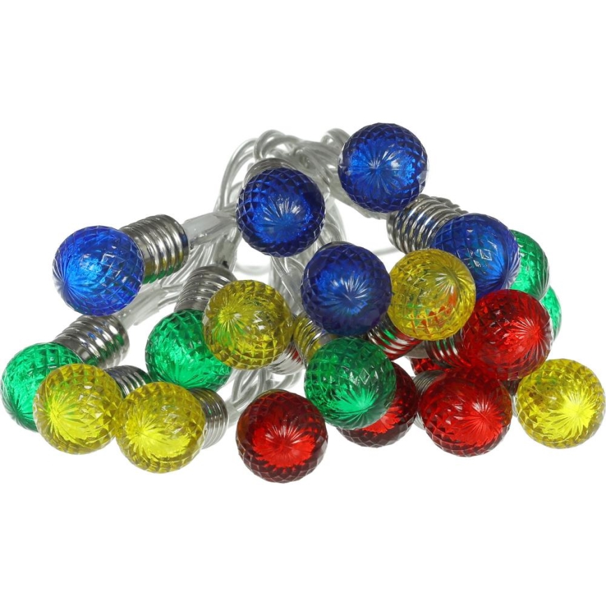 LED julbelysning 20xLED/2xAA/varmvit 1,8m lampor