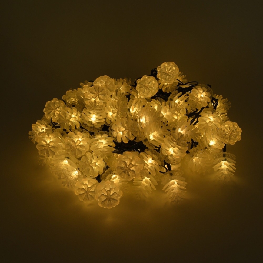 LED-julslinga för utomhusbruk 80xLED/25m IP44 varmvit