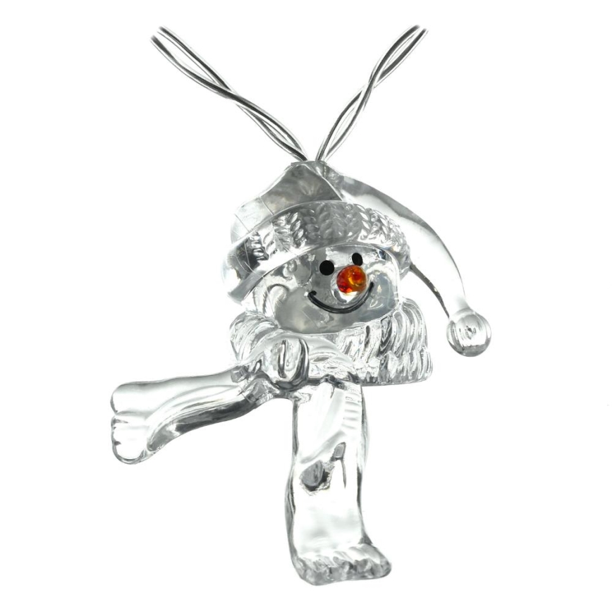 LED-slinga 10xLED/2xAA/varmvit 1,65m snögubbar
