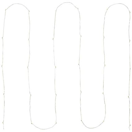 LED-ljusslinga 30xLED/2xAA 3,3m flerfärgad