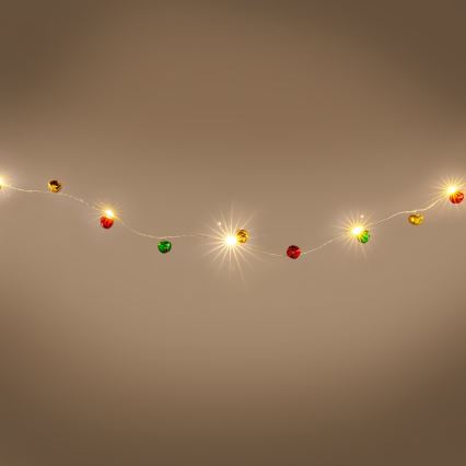 LED-ljusslinga 40xLED/3xAA 4,3 m varmvit