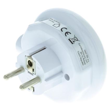 LED nattlampa  med skymningssensor  Data kontakt  zásuvkou LED/0,6W/230V