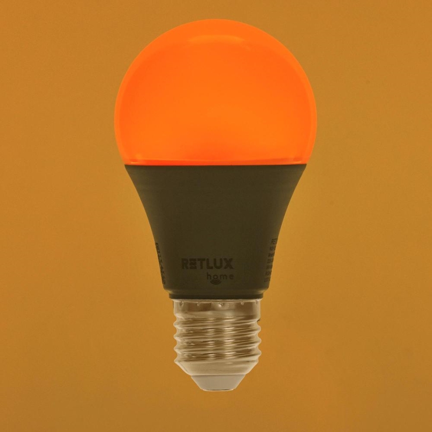 LED RGBW Dimbar glödlampa A60 E27/9W/230V 2700-6500K Wi-Fi Tuya