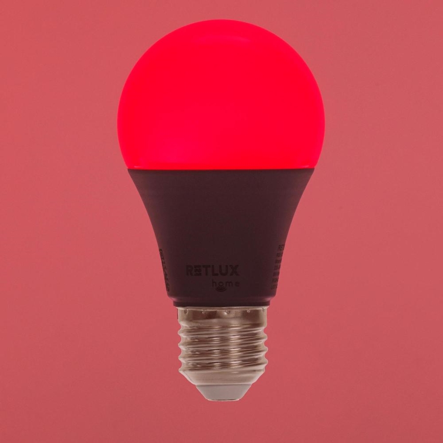 LED RGBW Dimbar glödlampa A60 E27/9W/230V 2700-6500K Wi-Fi Tuya