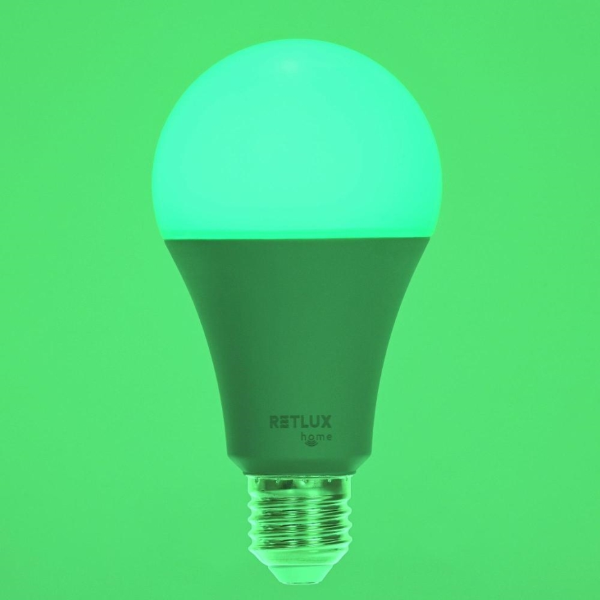 LED RGBW Dimbar glödlampa A70 E27/14W/230V 2700-6500K Wi-Fi Tuya