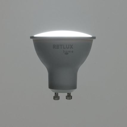 LED RGBW Dimbar lampa MR16 GU10/4,5W/230V 2700-6500K Wi-Fi Tuya