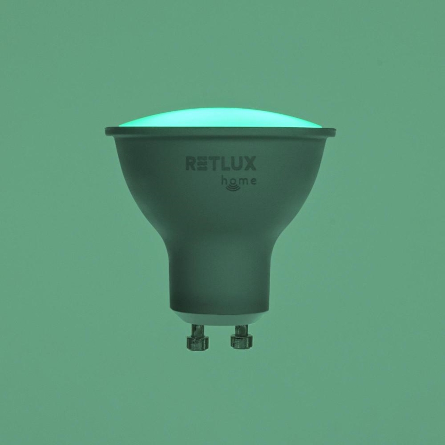 LED RGBW Dimbar lampa MR16 GU10/4,5W/230V 2700-6500K Wi-Fi Tuya