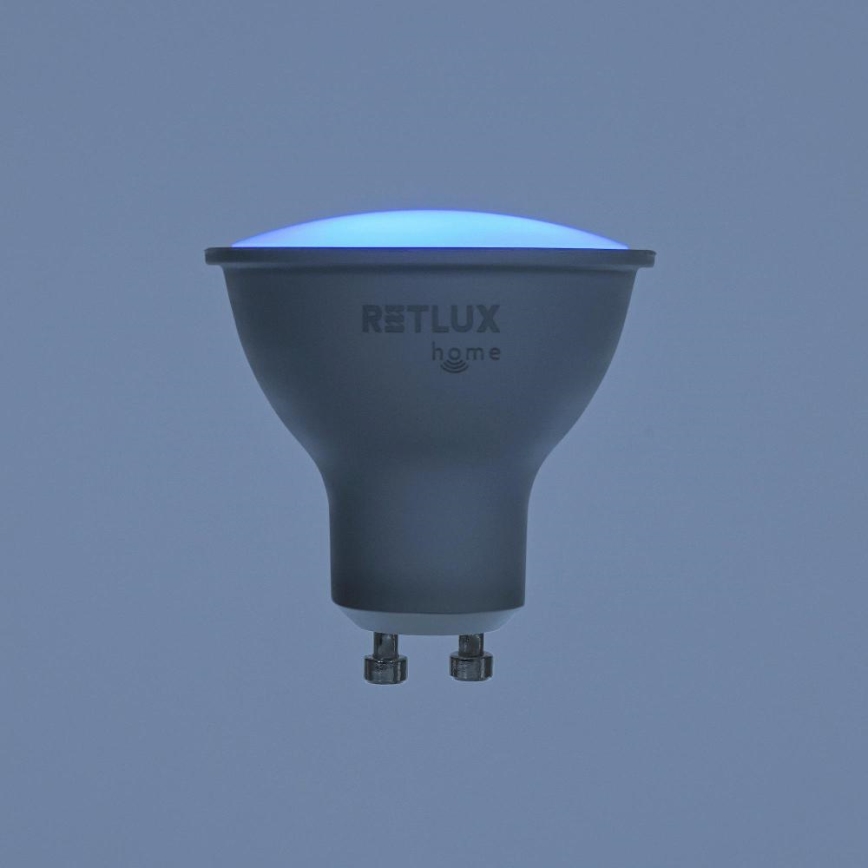 LED RGBW Dimbar lampa MR16 GU10/4,5W/230V 2700-6500K Wi-Fi Tuya