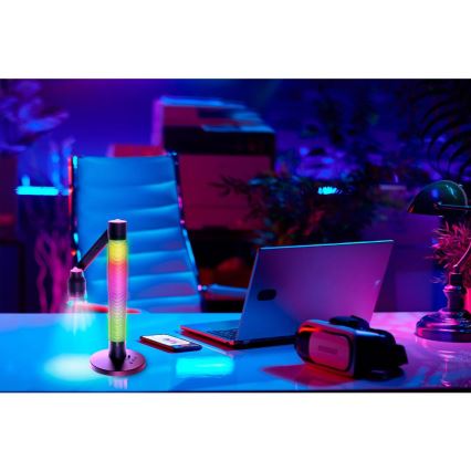 LED RGBW Ljusreglerad bordslampa LED/10W/5V 2700-6000K Wi-Fi Tuya + fjärrkontroll