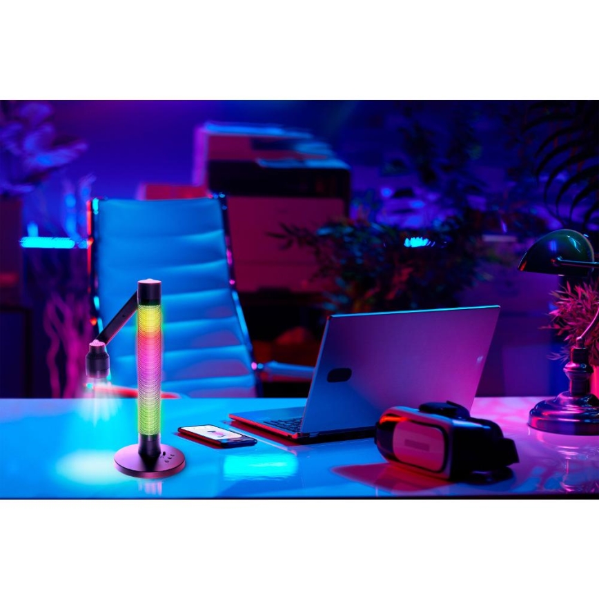 LED RGBW Ljusreglerad bordslampa LED/10W/5V 2700-6000K Wi-Fi Tuya + fjärrkontroll