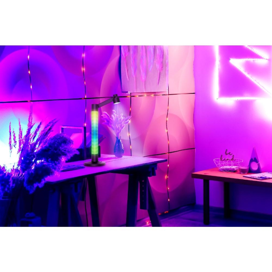 LED RGBW Ljusreglerad bordslampa LED/10W/5V 2700-6000K Wi-Fi Tuya + fjärrkontroll