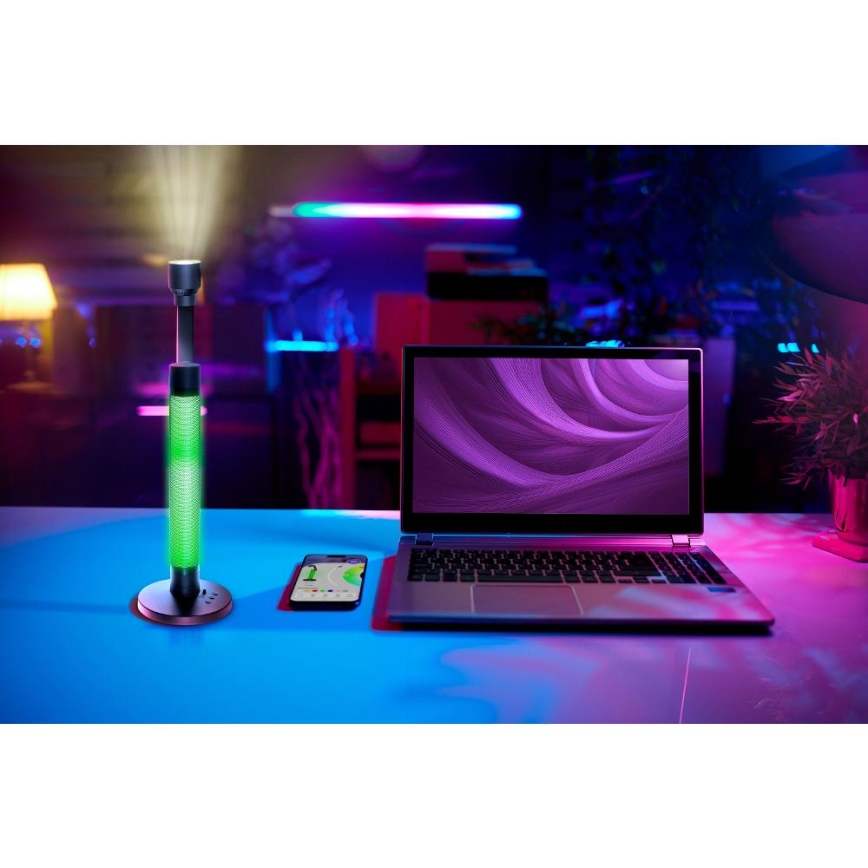 LED RGBW Ljusreglerad bordslampa LED/10W/5V 2700-6000K Wi-Fi Tuya + fjärrkontroll