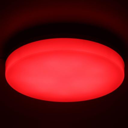 LED RGBW Ljusreglerad vägglampa för badrum LED/20W/230V Wi-Fi IP44 vit