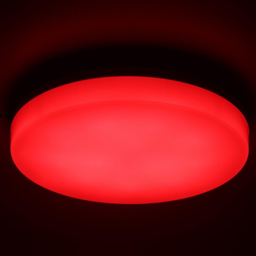 LED RGBW Ljusreglerad vägglampa för badrum LED/20W/230V Wi-Fi IP44 vit