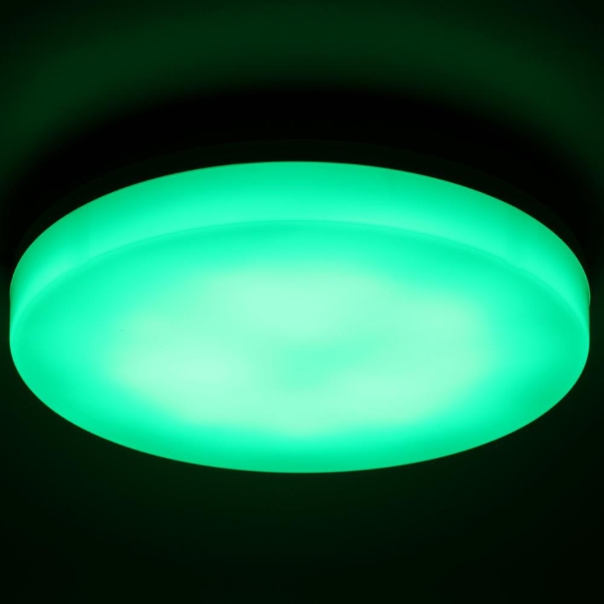 LED RGBW Ljusreglerad vägglampa för badrum LED/20W/230V Wi-Fi IP44 vit