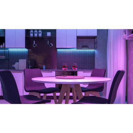 LED RGBW Smart ljusreglerad list 5m LED/230V 2700-6500K Wi-Fi Tuya + fjärrkontroll