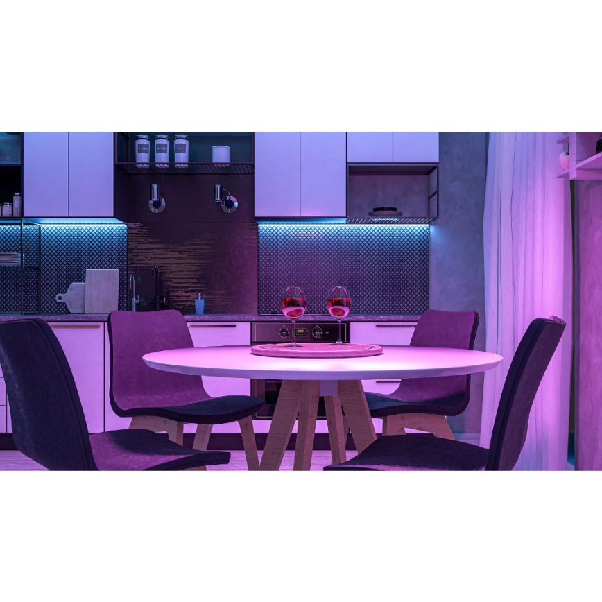 LED RGBW Smart ljusreglerad list 5m LED/230V 2700-6500K Wi-Fi Tuya + fjärrkontroll