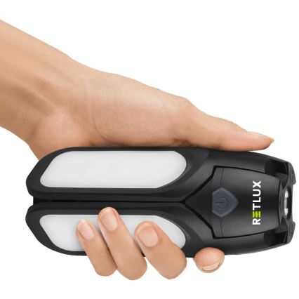 LED-uppladdningsbar campinglykta med solcellspanel LED/3W/1600 mAh IPX4