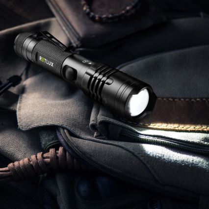 LED Uppladdningsbar ficklampa i aluminium med strömbanksfunktion LED/2000 mAh 1000 lm IP22