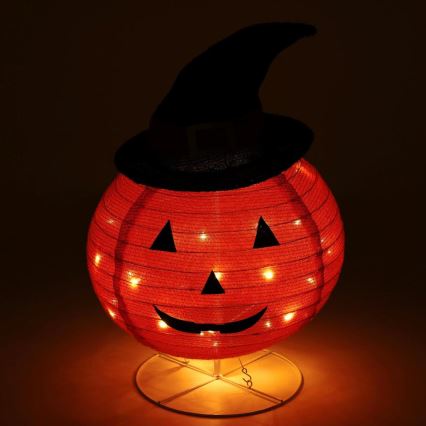 LED Utomhus dekoration HALLOWEEN LED/3xAA/varm vit IP44 pumpkin