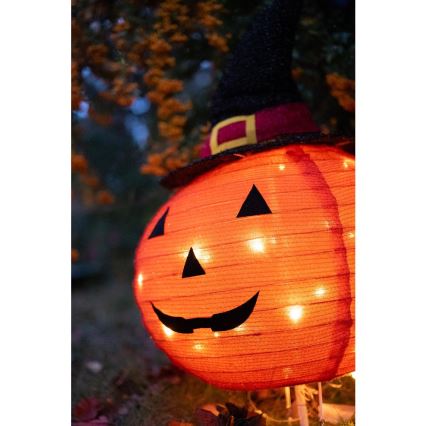 LED Utomhus dekoration HALLOWEEN LED/3xAA/varm vit IP44 pumpkin