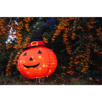 LED Utomhus dekoration HALLOWEEN LED/3xAA/varm vit IP44 pumpkin