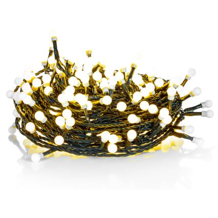 LED utomhusslinga 100xLED/8 funktioner 15 m IP44 varmvit