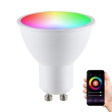 RGB Dimbar LED-lampa G45 GU10/5,5W/230V 3000-6500K Wi-fi Tuya