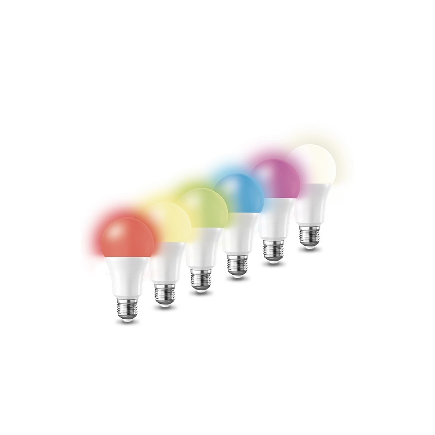 RGB Dimbar LED-lampa SMART E27/10W/230V 3000-6500K  Wi-fi Tuya - Solight