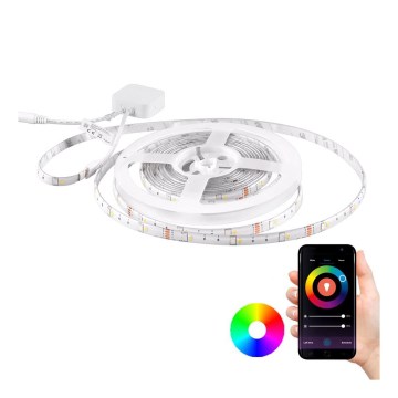 RGB LED-dimmerbar remsa Wi-Fi + musikfunktion LED/16W/230V 5 m Tuya