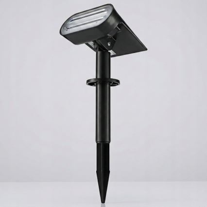 RGB-LED solcellslampa 2-i-1 LED/3,7 V 1200 mAh IP54 svart