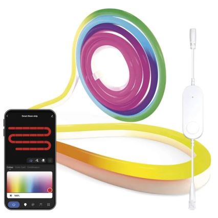 RGBIC LED ljusreglerad list GoSmart LED/24W/230V 3 m Wi-Fi Tuya