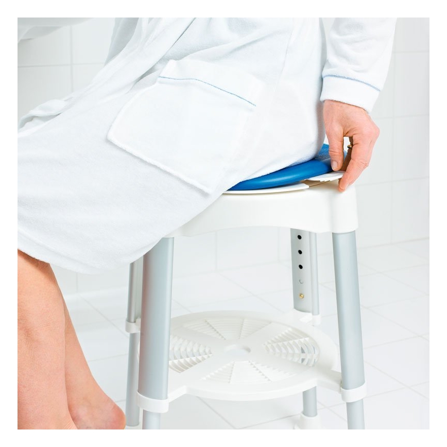 Ridder - Snurrbar stol 58 x 35,5 cm blå/vit