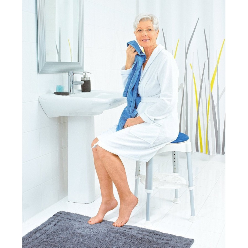 Ridder - Snurrbar stol 58 x 35,5 cm blå/vit