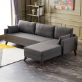 RIGA L-hörnsoffa, antracit, höger
