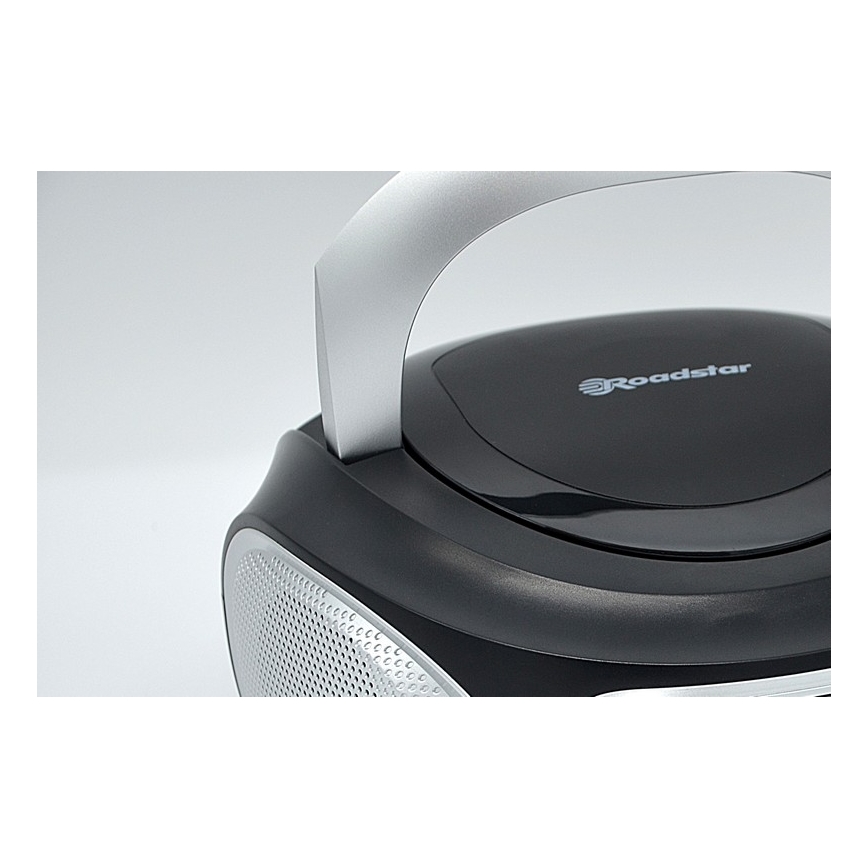Roadstar CDR-365U/SL - Radio med FM/PLL och USB 32W/230V/4xLR14 svart/silver