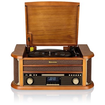Roadstar HIF-1993D+BT- Hi-Fi med DAB/DAB+, skivspelare, CD-spelare och kassettspelare 80W/230V + fjärrkontroll