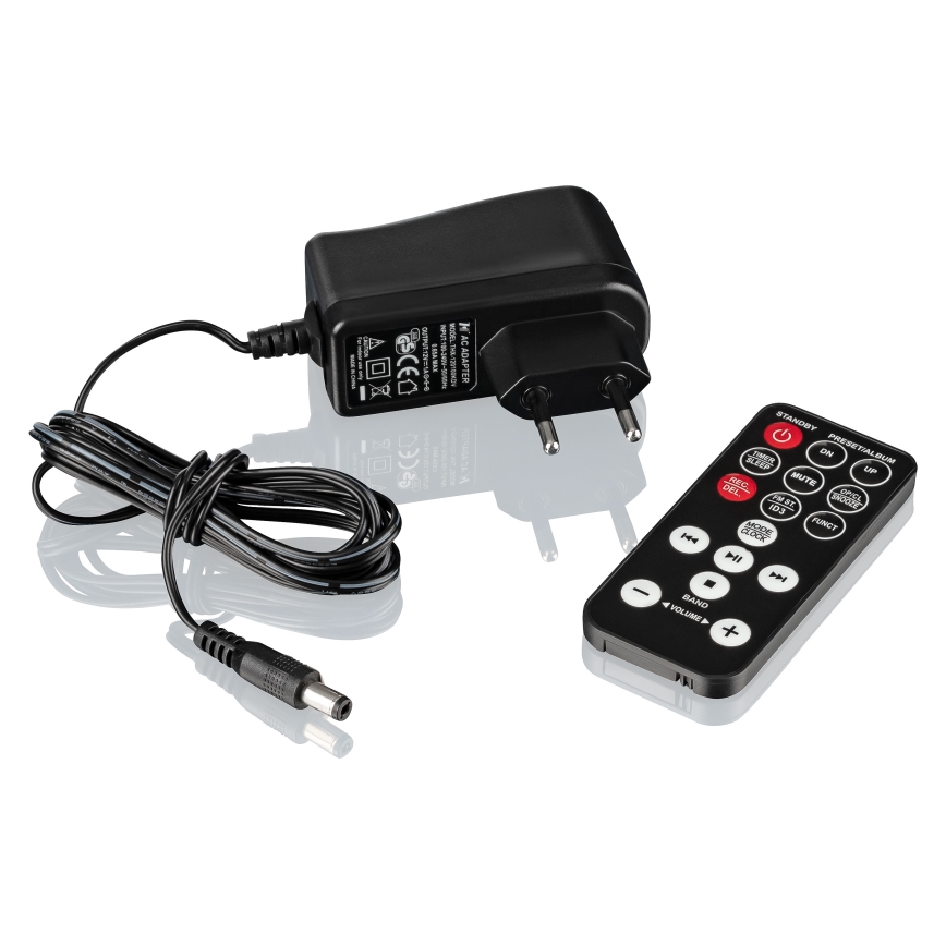 Roadstar HIF-8892 EBT - Hi-Fi-system med skivspelare, CD-spelare och kassettdäck, 64 W / 230 V + fjärrkontroll