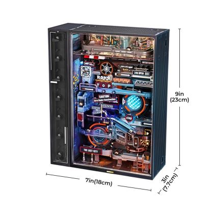 RoboTime - 3D mekanisk pusselbana för kulor Det förflutnas stad