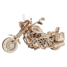 RoboTime - 3D Mekaniskt pussel i trä Motorcykel cruiser
