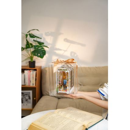 RoboTime - LED PLEASE TRANSLATE Trädgård hus 3D puzzle 2xAAA