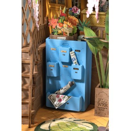 RoboTime - LED PLEASE TRANSLATE Trädgård hus 3D puzzle 2xAAA