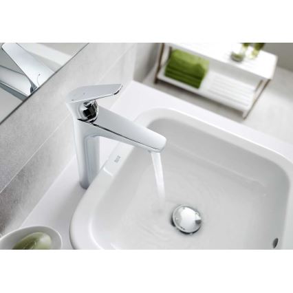 Roca A5A3D90C00 - Tvättställsblandare ATLAS 21,7 cm blank krom