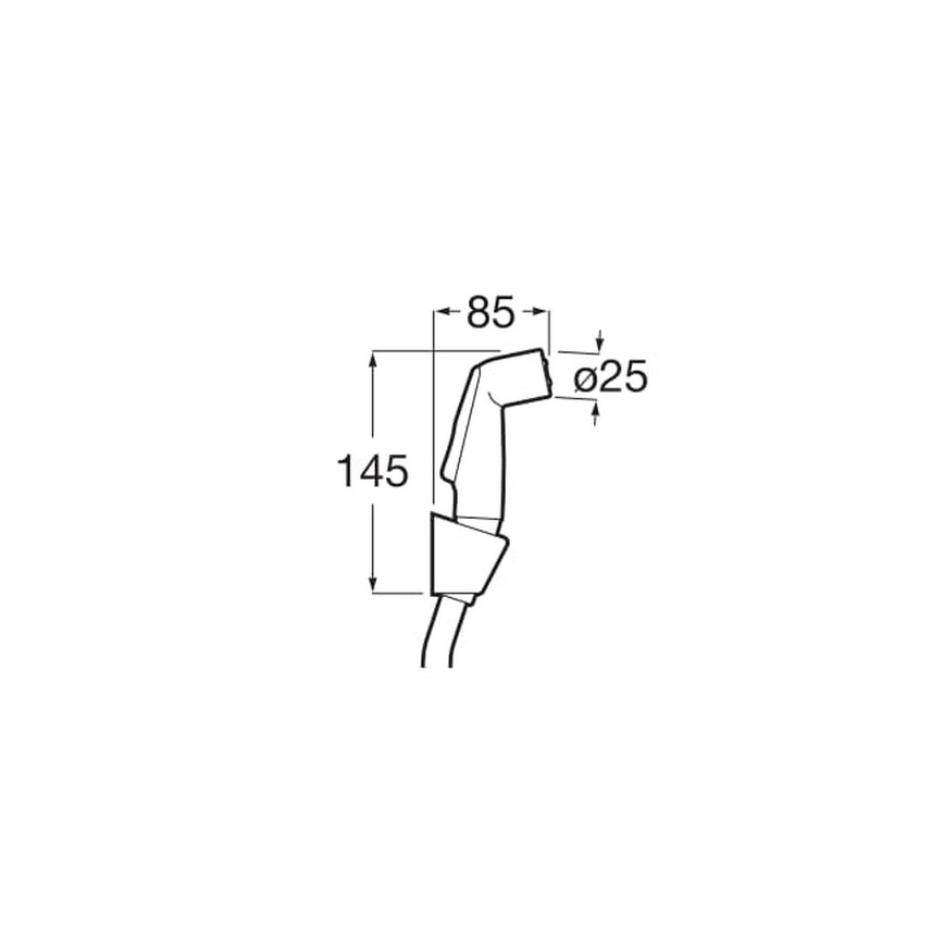 Roca A5B9130C00 - Bidetdusch BE-FRESH, polerad krom