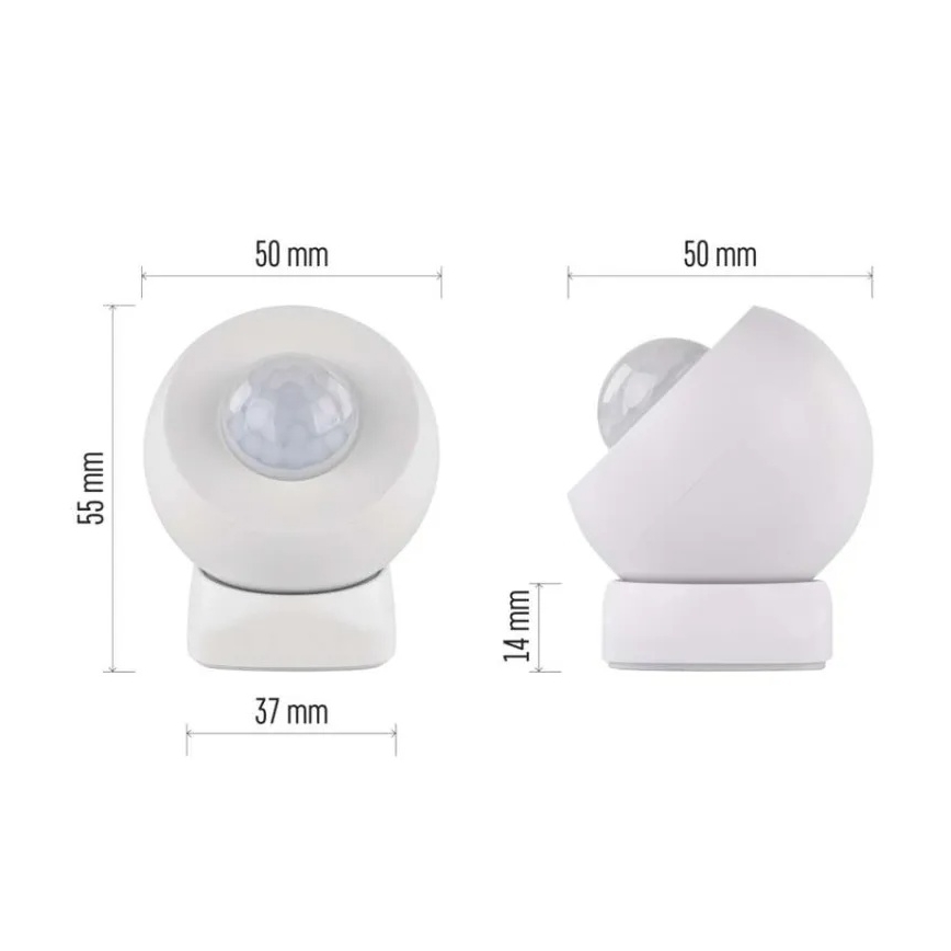Rörelsesensor GOSMART 1xCR123A