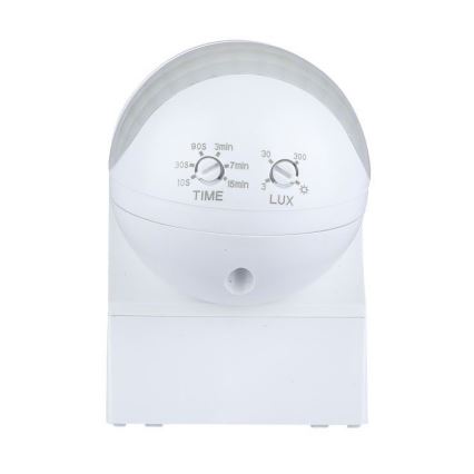 Rörelsesensor PIR 180° 800W/230V IP44 vit