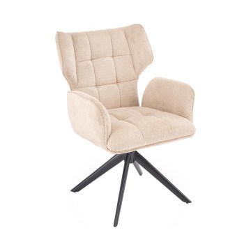 Roterbar matstol CIELO 1 st beige
